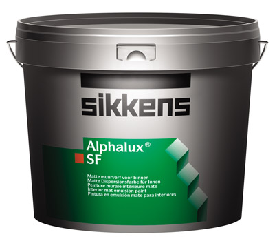 Alphalux SF - Pintura plástica al agua libre de disolventes.
