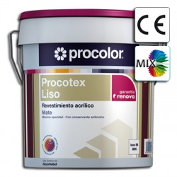 Procotex Liso Mate Mix - Revestimiento acrílico.
